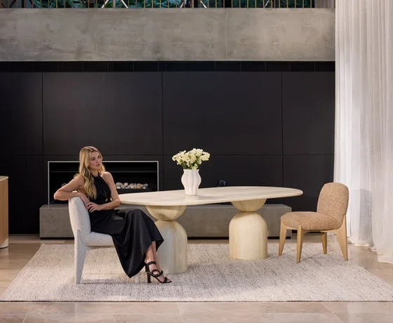 Nick Scali Capello dining furniture in a contemporary interior