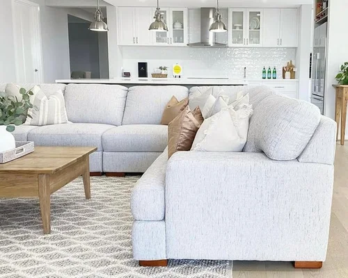 Plush Cooper sofa in a bright family living room